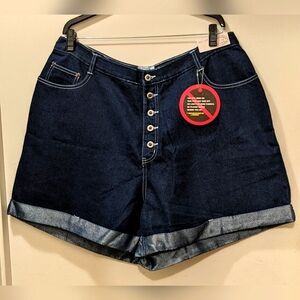 Carolina Blues Dark Blue Denim Shorts